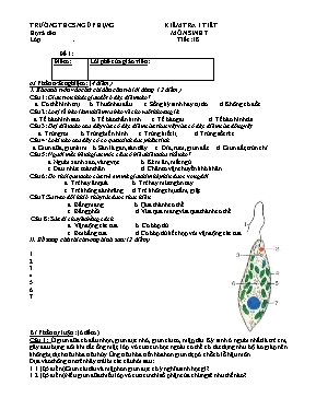 Đề kiểm tra một tiết Sinh học lớp 7 - Đề 1 - Năm học 2016-2017 - Trường THCS Ngũ Phụng